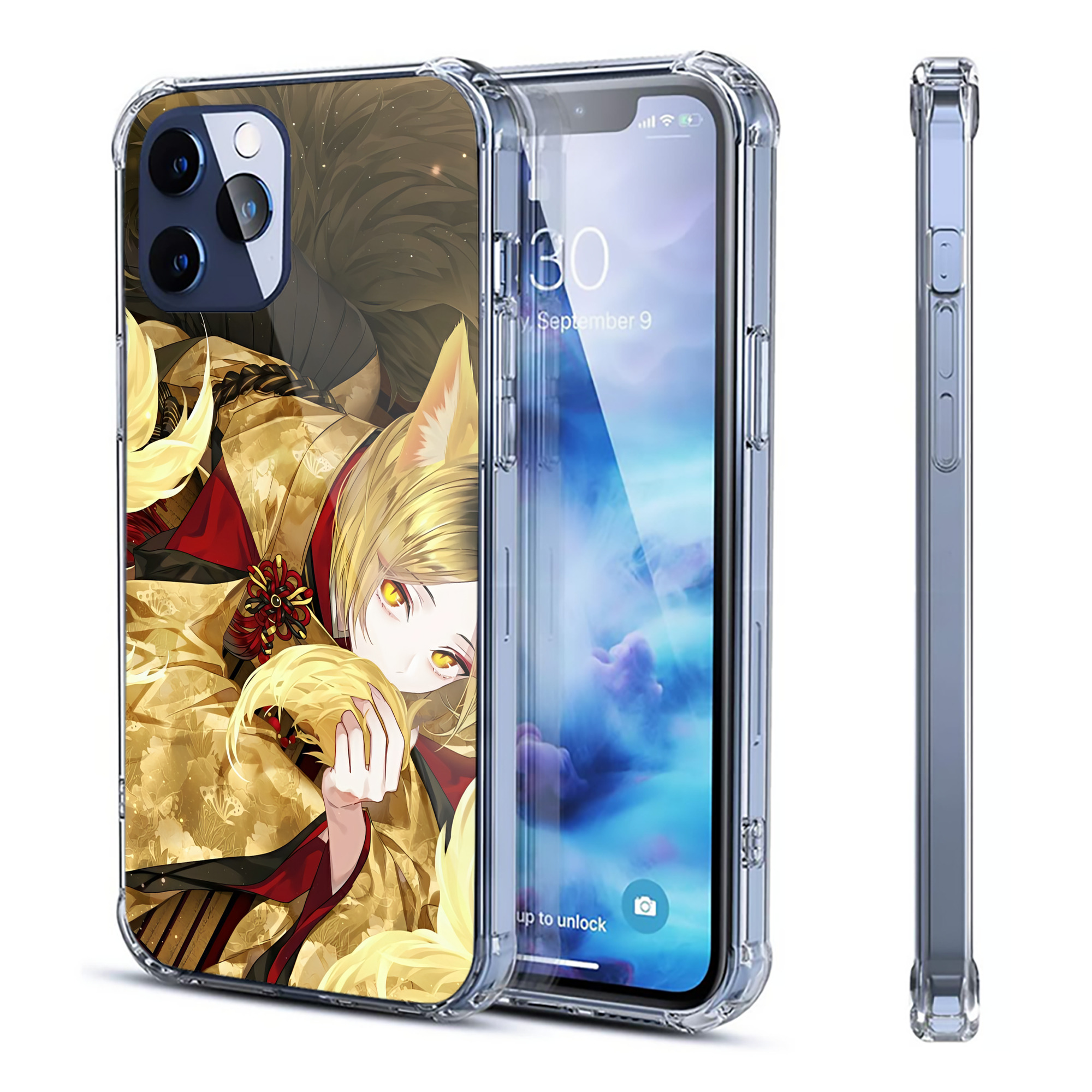 （画像用） 刀剣乱舞 Touken Ranbu 【iPhone 12シリーズ対応】透明スマホケース（クリアソフトケース）